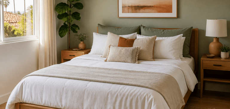 Budget Interior Design: A Cozy Bedroom in Orange County