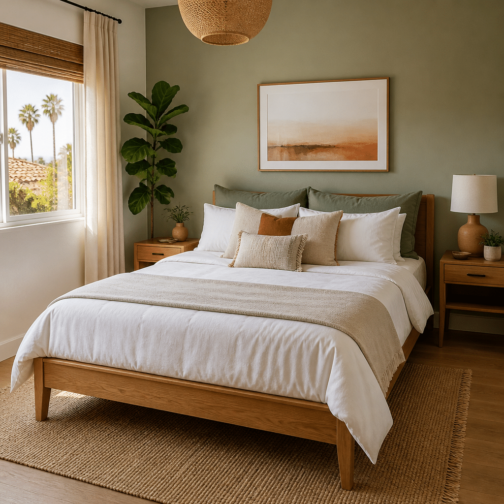 , Budget Interior Design: A Cozy Bedroom in Orange County